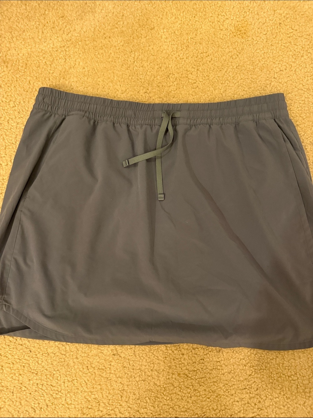 Patagonia gray Active Skort with drawstring